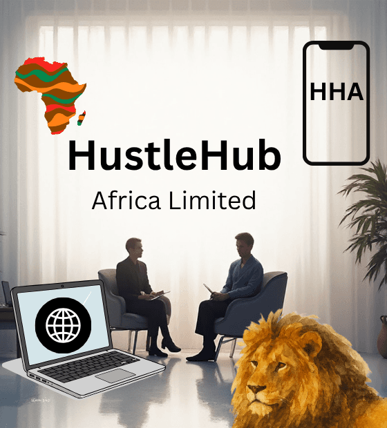 HustleHub Africa mobile dashboard preview